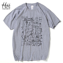 Physics T-shirts Men Creative Casual Tshirt Short Sleeve