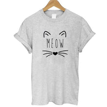 Print Women T-shirt Cat T-Shirt Casual