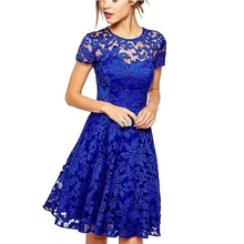 Women Short Sleeve Casual Mini Party Dresses for Summer 2017