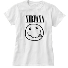 NIRVANA Cotton Tumblr T-shirt Casual Poleras Hipster For Famale