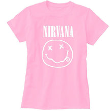 NIRVANA Cotton Tumblr T-shirt Casual Poleras Hipster For Famale