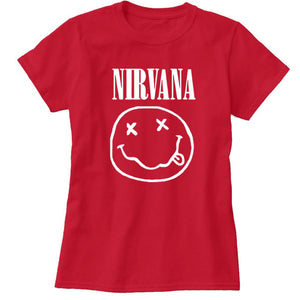 NIRVANA Cotton Tumblr T-shirt Casual Poleras Hipster For Famale