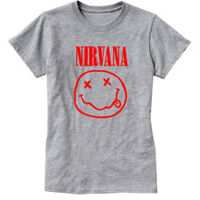 NIRVANA Cotton Tumblr T-shirt Casual Poleras Hipster For Famale