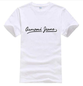 Armani T-shirt for Mens and Women Fashion Letter 3D