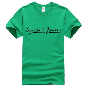 Armani T-shirt for Mens and Women Fashion Letter 3D