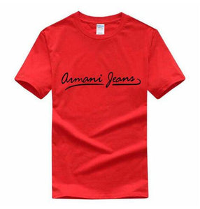 Armani T-shirt for Mens and Women Fashion Letter 3D