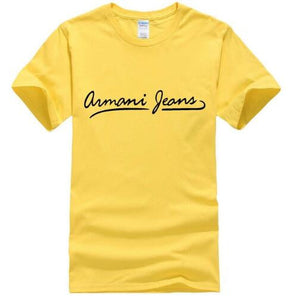 Armani T-shirt for Mens and Women Fashion Letter 3D