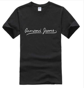 Armani T-shirt for Mens and Women Fashion Letter 3D